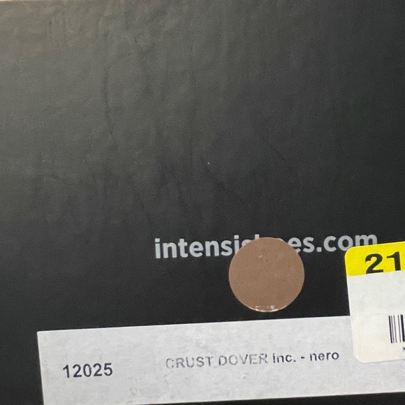 NWB Intensi Black Leather Oxford Men’s Shoes - Sz 42 - Picture 15 of 15